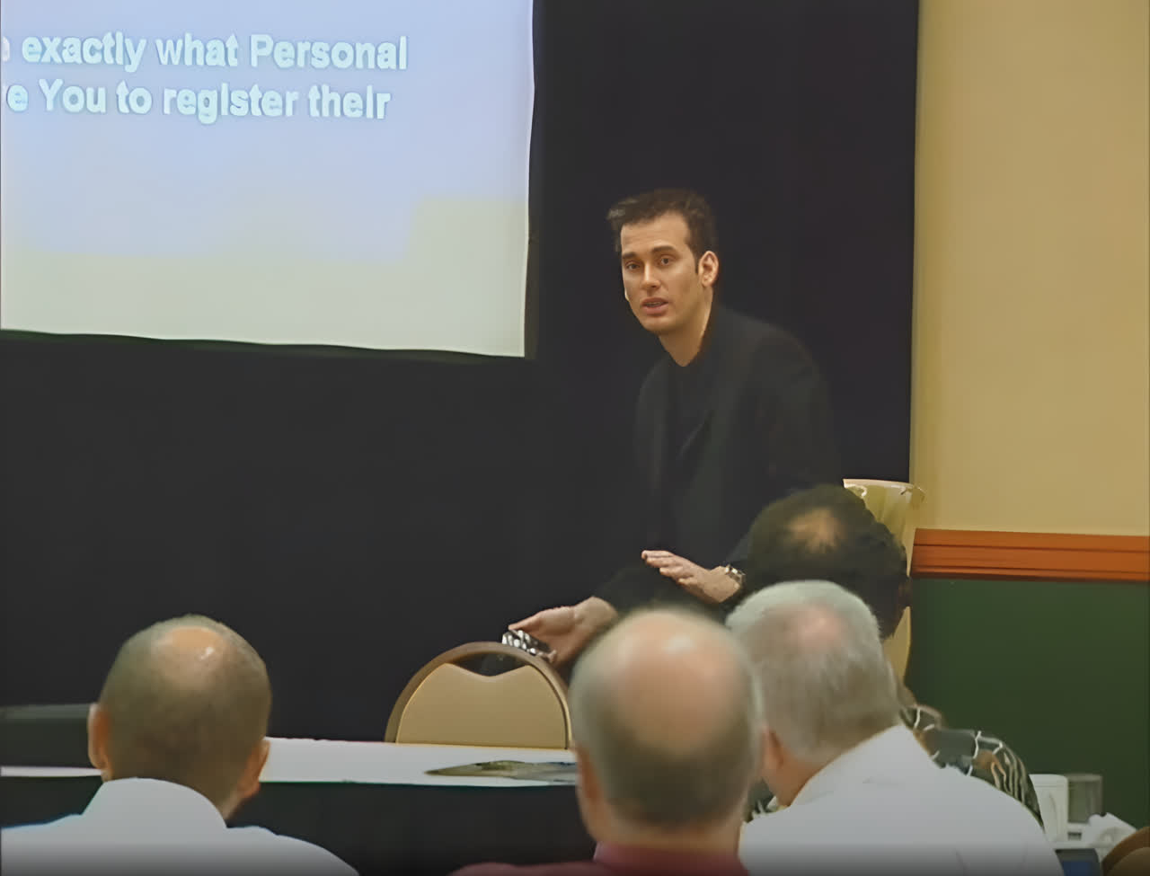 Attending a class with Corey Rudl.