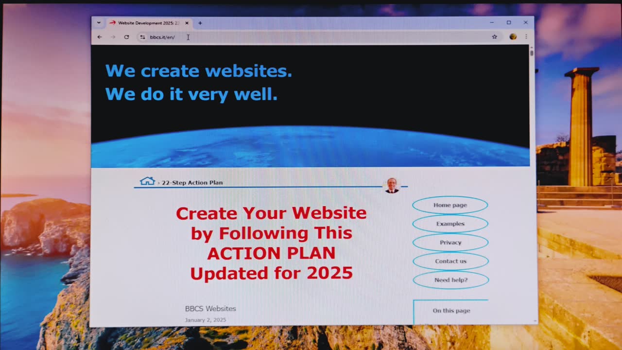 Photo of the home page of BBCS.com/en/ in a 1200 pixels wide window.